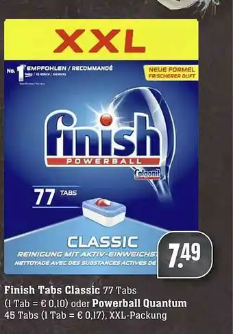 Scheck-in-Center Finish Tabs Classic 77 Tabs Oder Powerball Quantum Angebot