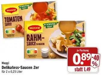 Wasgau Maggi Delikatess-Saucen 2er Angebot