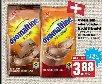 AEZ Ovomaltine Oder Schoko Nachfüllbeutel Angebot