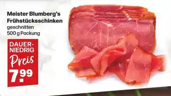 Handelshof Meister Blumberg's Frühstücksschinken 500 g Packung Angebot