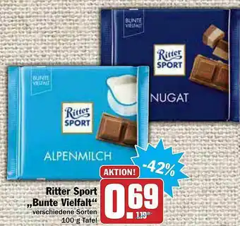 AEZ Ritter Sport „bunte Vielfalt” Angebot