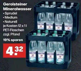 Handelshof Gerolsteiner Mineralwasser 12*1L Angebot