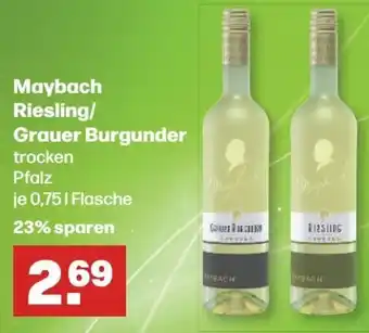 Handelshof Maybach Riesling/ Grauer Burgunder 750ml Angebot