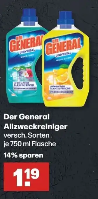 Handelshof Der General Allzweckreiniger versch. Sorten 750ml Angebot