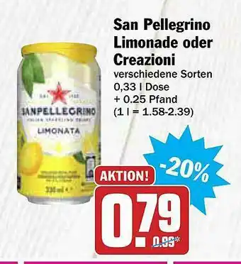 AEZ San Pellegrino Limonade Oder Creazioni Angebot