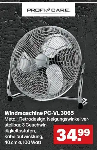 Handelshof PROFICARE. Windmaschine PC-VL 3065 Angebot