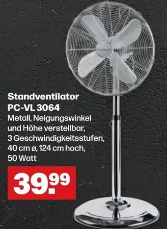 Handelshof PROFICARE Standventilator PC-VL 3064 Angebot