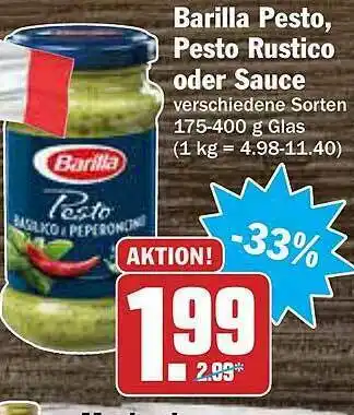 AEZ Barilla Pesto, Pesto Rustico Oder Sauce Angebot