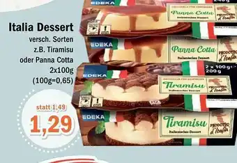 Aktiv Irma Italia Dessert Angebot