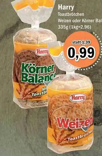 Aktiv Irma Harry Toastbrötchen Angebot