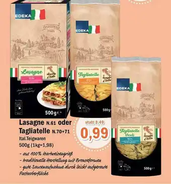 Aktiv Irma Lasagne N. 61 Oder Tagliatelle Angebot