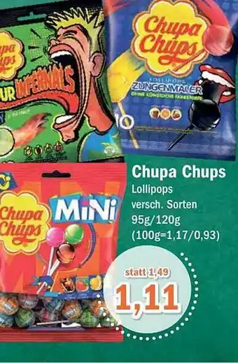 Aktiv Irma Chupa Chups Lollipops Angebot