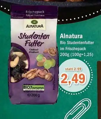 Aktiv Irma Alnatura Biostudentenfutter Im Frischepack Angebot