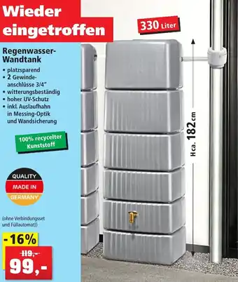 Thomas Philipps Regenwasser-Wandtank Angebot