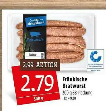 Kupsch Fränkische Bratwurst Angebot