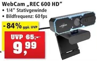 Thomas Philipps WebCam ,,REC 600 HD" Angebot