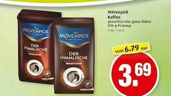 Markant Mövenpick Kaffee Angebot