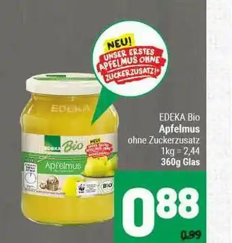 Marktkauf Edeka Bio Apfelmus Angebot