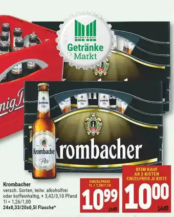 Marktkauf Krombacher Angebot