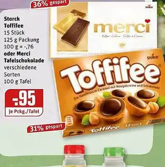 REWE Kaufpark Storck Toffifee Oder Merci Tafelschokolade Angebot