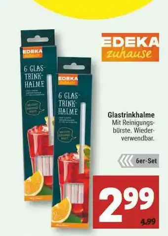 Marktkauf Glastrinkhalme Angebot