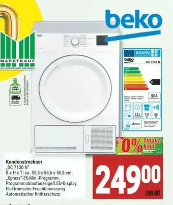 Marktkauf Beko Kondenstrockner Angebot