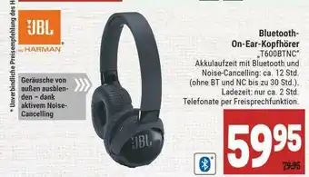 Marktkauf Bluetooth-on-ear Kopfhörer Jbl T600btnc Angebot