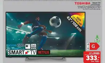 Marktkauf Toshiba Smart Tv 43ua3a63dg Angebot