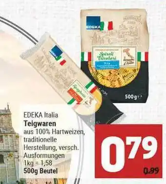 Marktkauf Edeka Italia Teigwaren Angebot