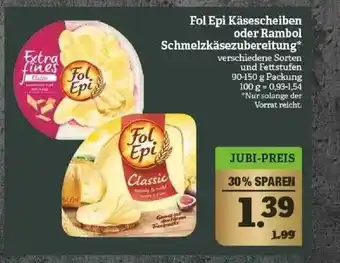 Marktkauf Fol Epi Käsescheiben Oder Rambol Schmelzkäsezubereitung Angebot