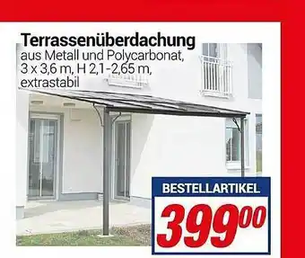 CENTERSHOP Terrassenüberdachung Angebot