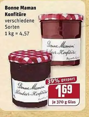 REWE Kaufpark Bonne Maman Konfitüre 370g Angebot