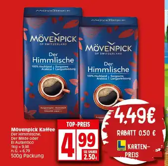 Elli Markt Mövenpick Kaffee 500g Packung Angebot