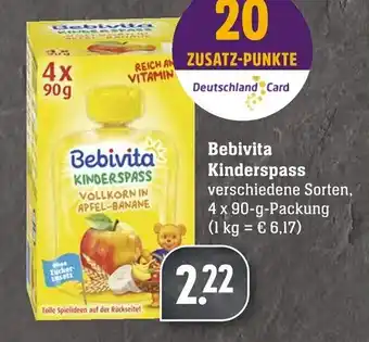 Edeka Neukauf Bebivita Kinderpass 4x90g Angebot