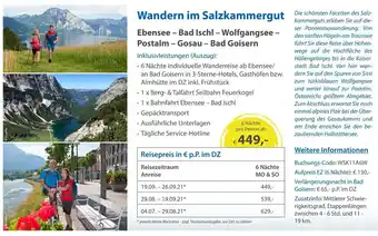 Edeka Neukauf Wandern im Salzkammergut Angebot