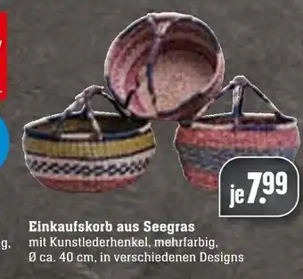 Edeka Neukauf Einkaufskorb aus Seegras Angebot