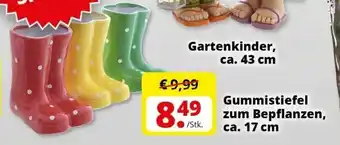 Groschen Gummistiefel zum Bepflanzen Angebot