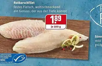 REWE Kaufpark Rotbarschfilet 100g Angebot