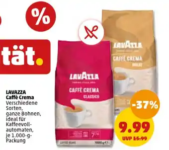 PENNY LAVAZZA Caffè Crema je 1.000-g-Packung Angebot