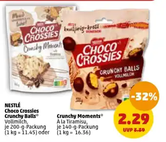 PENNY NESTLÉ Choco Crossies Crunchy Balls*  oder Crunchy Moments*  je 200/140-g-Packung Angebot