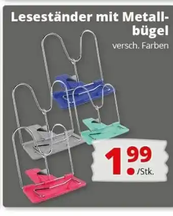 Groschen Leseständer mit Metallbügel Angebot