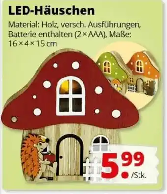 Groschen LED Häuschen Angebot