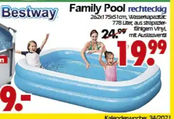 Wreesmann Bestway Family Pool rechteckig Angebot