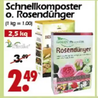 Wreesmann Schnellkomposter o. Rosendünger 2,5kg Angebot