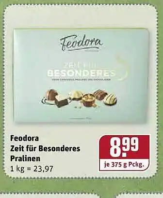 REWE Kaufpark Feodora Zeit Für Besonderes Pralinen 375g Angebot