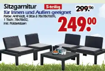 Wreesmann Sitzgarnitur für Innen und Außen geeignet Angebot
