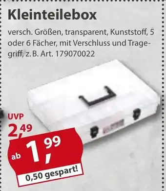 Sonderpreis Baumarkt Kleinteilebox Angebot