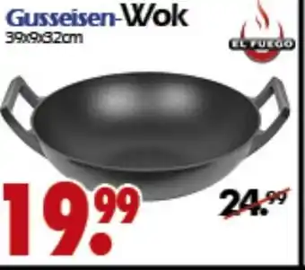 Wreesmann Gusseisen Wok Angebot