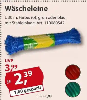 Sonderpreis Baumarkt Wäscheleine Angebot