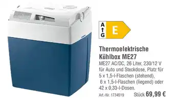 team baucenter Thermoelektrische Kühlbox ME27 Angebot